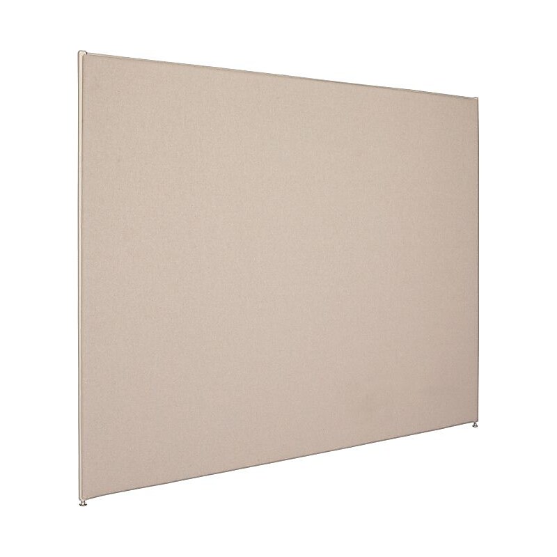 HON Verse Panel, 72"W x 60"H, Light Gray Finish, Gray Fabric (BSXP6072GYGY) image 1