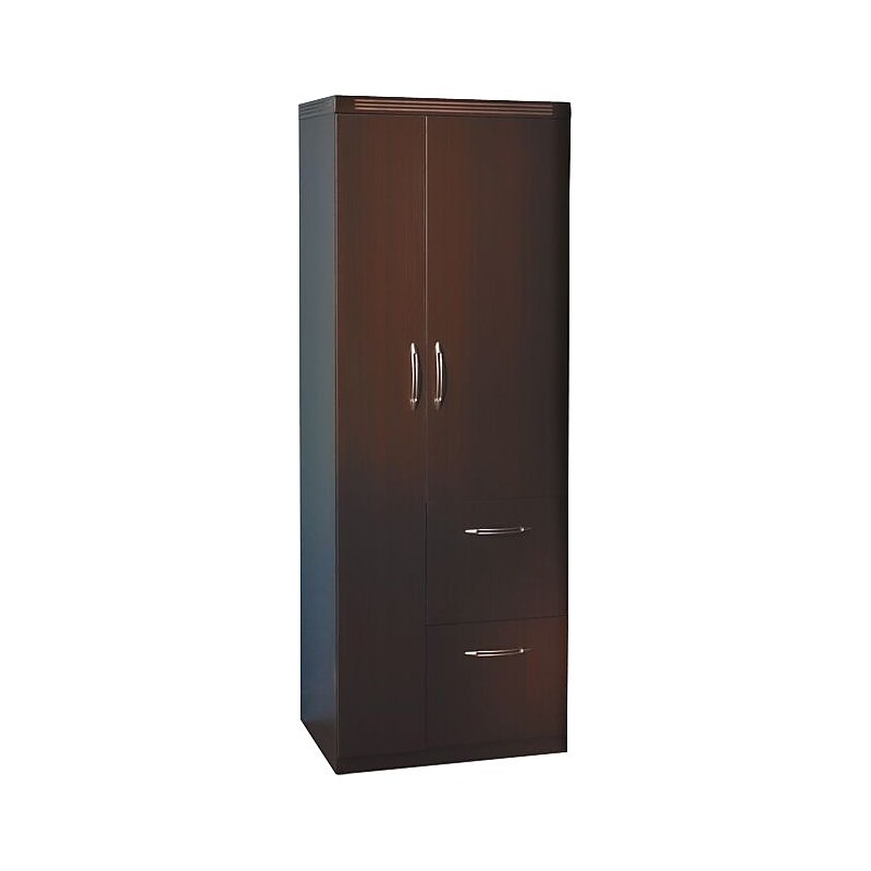 Safco Aberdeen™ Personal Storage Tower, Mocha, 68 3/4"H x 24"W x 24"D image 1