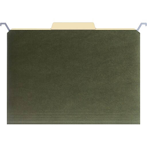 Find It Heavy Duty Hanging File Folder, Legal Size, Green, 20/Pack