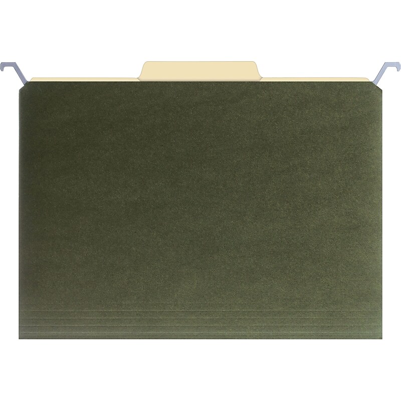 Find It Heavy Duty Hanging File Folder, Legal Size, Green, 20/Pack (FT07043) image 1