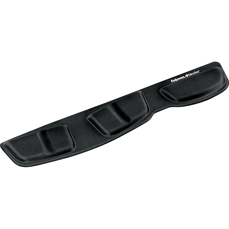 Fellowes Keyboard Palm Support, Fabric, Black (9182801) image 1