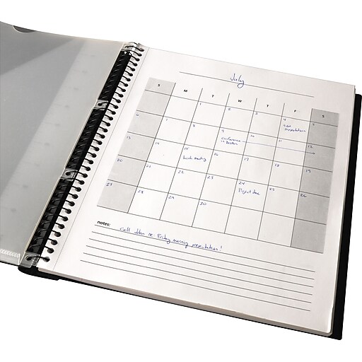 Staples Accel Spine Guard™ 5 Subject Notebook, 81/2" x 11", Each