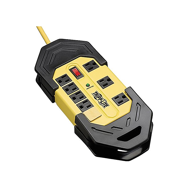 Tripp Lite Safety Surge Protector, 8 Outlets, 3,600 Joules (TLM825SA) image 1