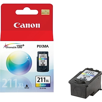 Canon CL-211XL Tri-Color High Yield Ink Cartridge (2975B001)