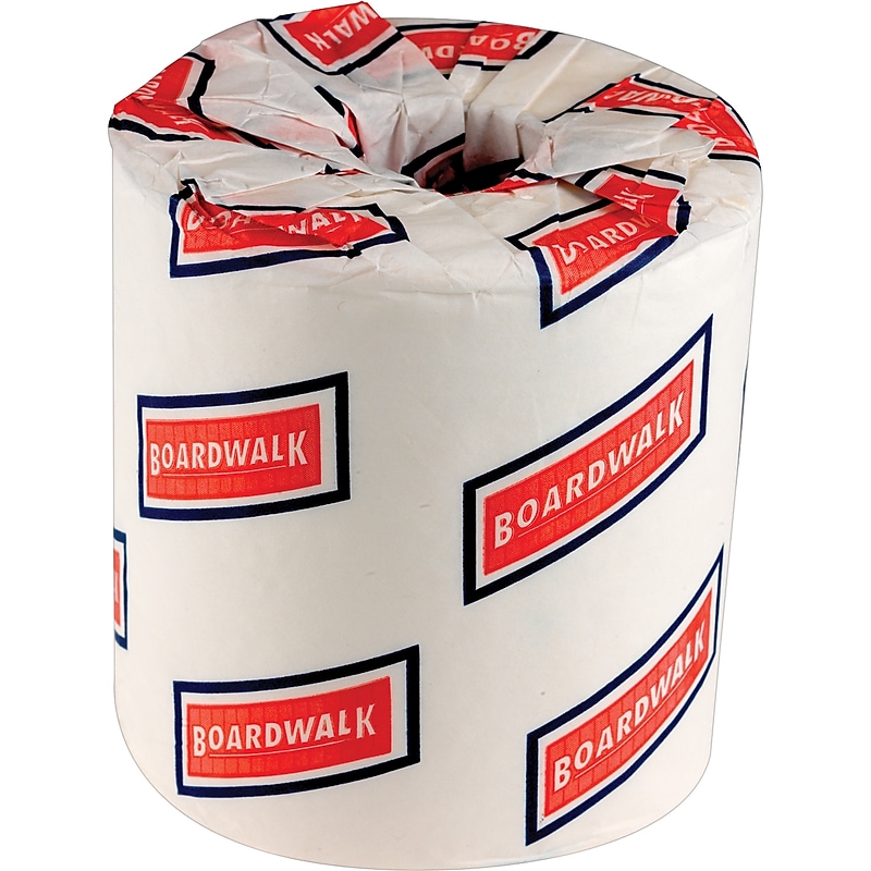 Boardwalk Toilet Paper, 2-Ply, White, 500 Sheets/Roll, 96 Rolls/Carton (BWK 6150) image 1