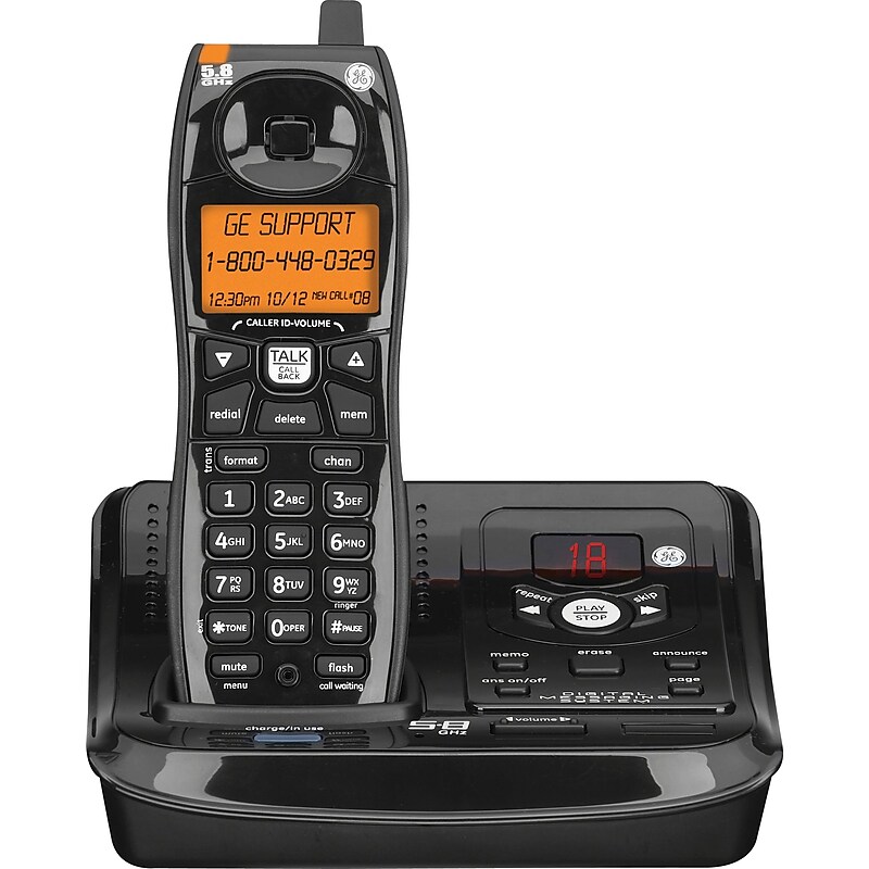 GE (25942FE1) 5.8GHz Single-line Cordless Phone image 1