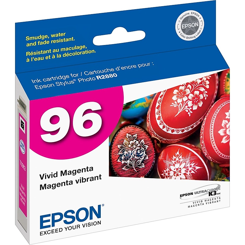 Epson T96 Ultrachrome Magenta Standard Yield Ink Cartridge image 1