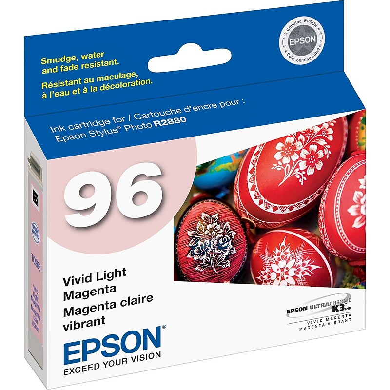 Epson T96 Ultrachrome Light Magenta Standard Yield Ink Cartridge image 1