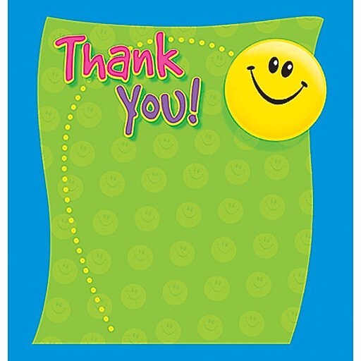 Trend Thank You Note Pad At Staples
