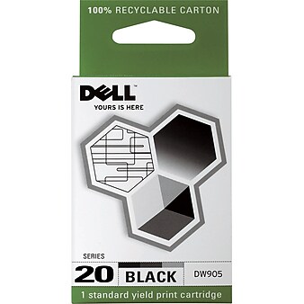 Dell Series 20 Black Standard Yield Ink Cartridge (Y858H)