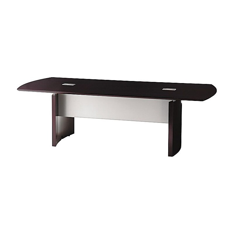 Safco Napoli Executive Series 6' Conference Room Table Top, Mahogany (NCT72MAH) image 1