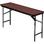 ICEBERG OfficeWorks 18" x 60" Laminate Folding Table, Mahogany (55274)~#|#~s0271767_sc7