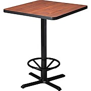 Safco 36" Square Hospitality/Bistro Tabletop, Mahogany, 36"W x 36"D (CA36ST) *TABLETOP ONLY*