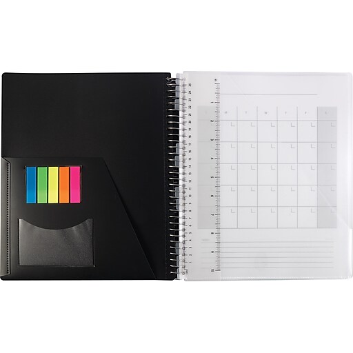 Staples Accel Spine Guard™ 5 Subject Notebook, 81/2" x 11", Each