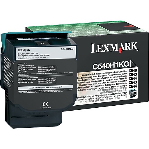 Lexmark C540 Black High Yield Toner Cartridge at Staples
