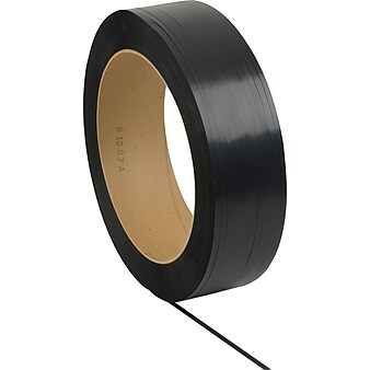 Hand Grade Polypropylene Strapping - Embossed, 1/2" x 7200' - 16" x 6" Core, 1 RL