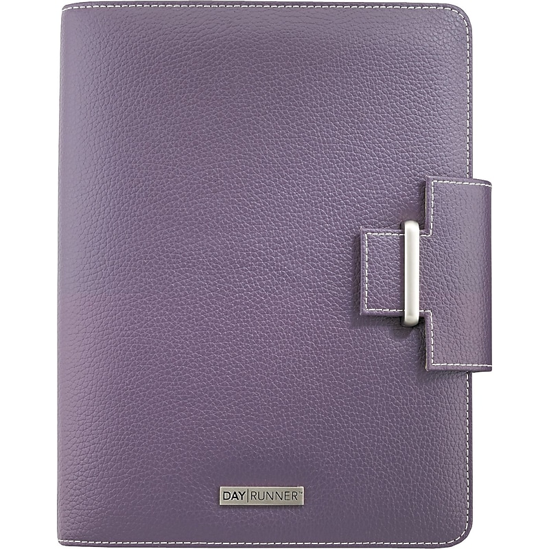 Day Runner Terramo Slim-Profile Organizer, One Week/Spread, 5 1/2" x 8 1/2", Eggplant (DRN4010214) image 1