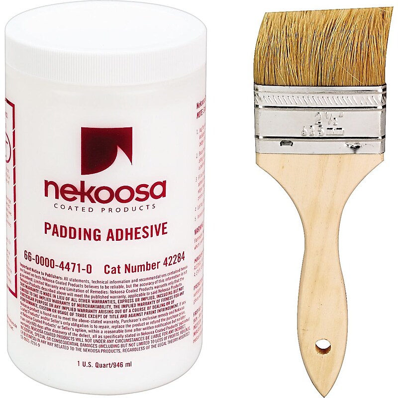 Nekoosa Coated Products Fan-Out Padding Adhesive, 32 oz. (NEK42284) image 1