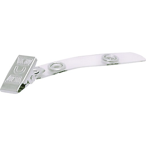 Advantus Badge Straps with Clip, 3/8"W, 100/Pack (75410) | Staples
