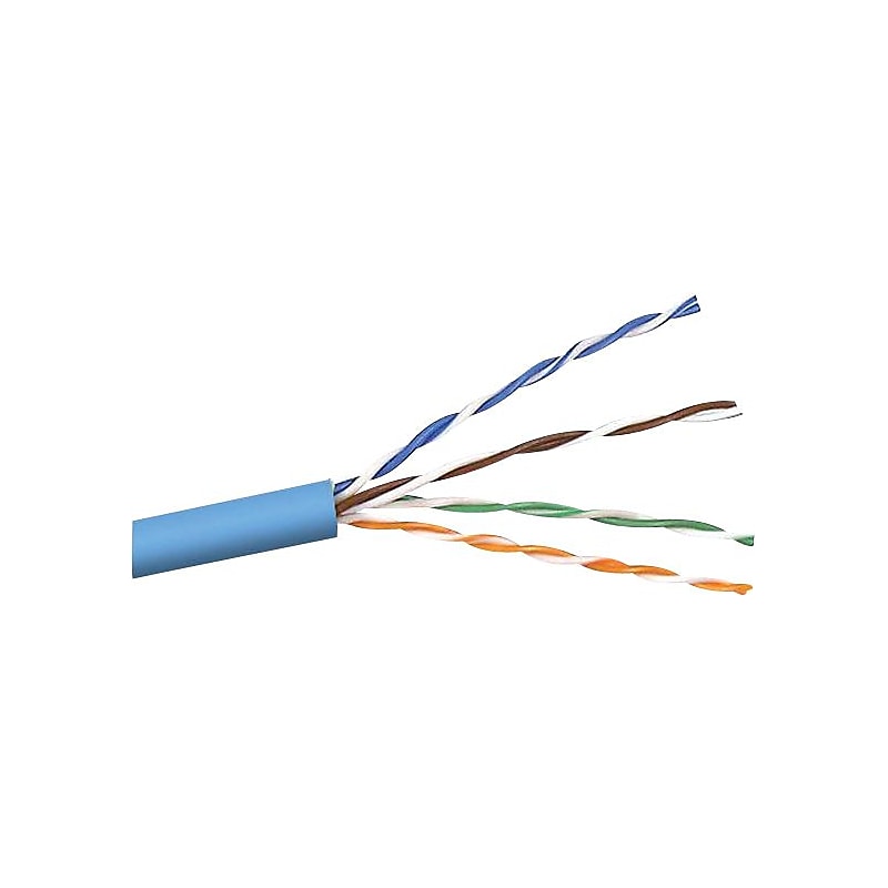 Belkin 1000' CAT5e Horizontal UTP Bulk Cable - Blue image 1