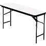 ICEBERG OfficeWorks 18" x 60" Laminate Folding Table, Gray (55277)~#|#~s0280337_sc7