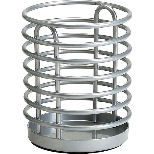 Staples 31411CC Chrome Wire Pencil Holder at Staples