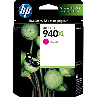 HP 940XL Magenta High Yield Ink Cartridge (C4908AN#140)