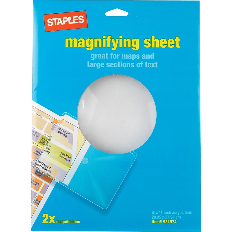 Staples® Full-Page Magnifier image 1