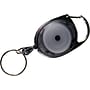 Advantus Lanyard Badge Reels, Black, 6/Pack (AVT75553)~#|#~s0282627_sc7