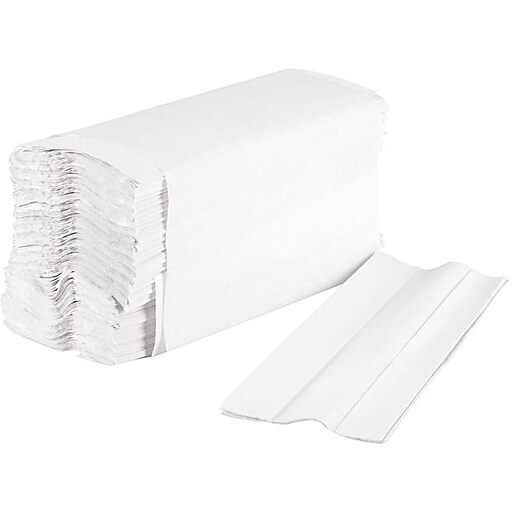 Shop Staples for Boardwalk® CFold Paper Towels , Bleached White , 1