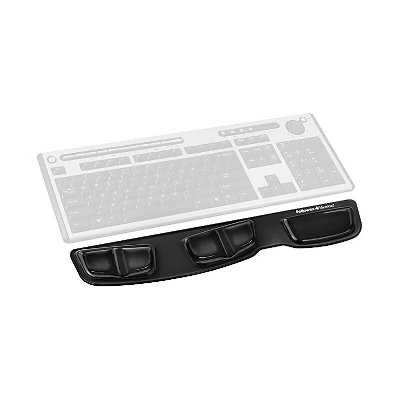 Fellowes Keyboard Palm Support, Black (FEL9183201) image 1
