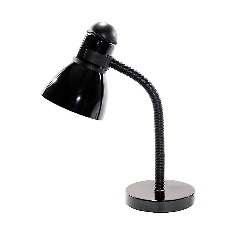 Ledu Advanced Style Gooseneck Desk Lamp, Black, 16"H  (L9090) image 1