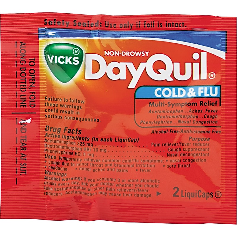Vicks® DayQuil® LiquiCaps, 20/Packets image 1