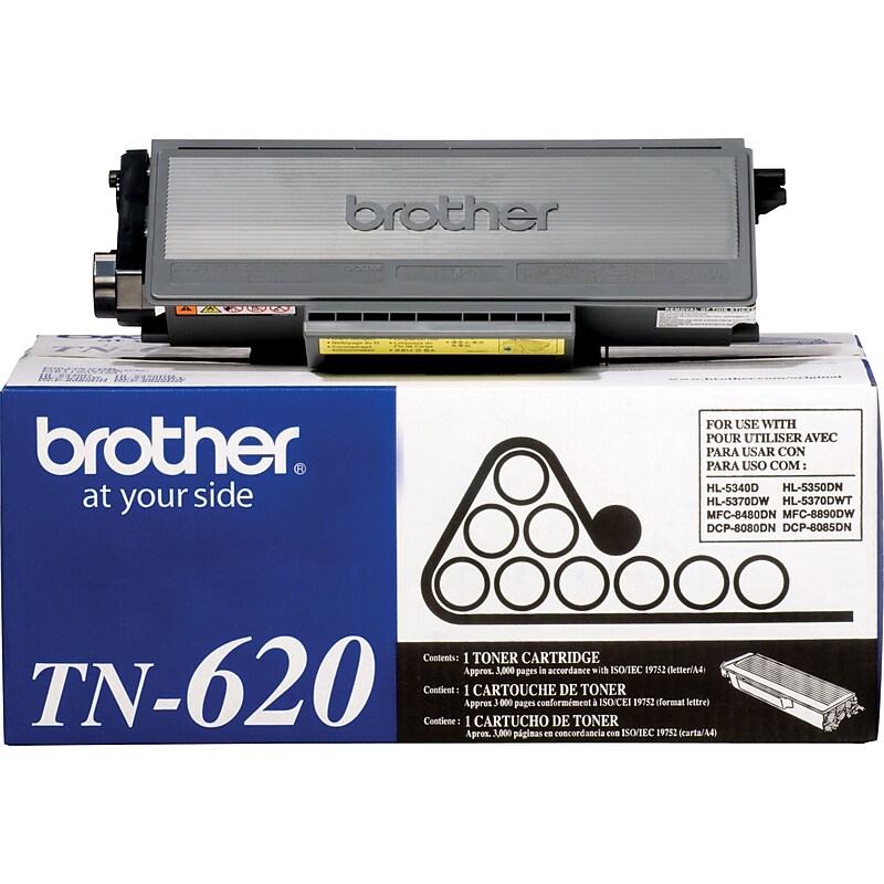 Brother TN-620 Black Standard Yield-Toner  Cartridge image 1