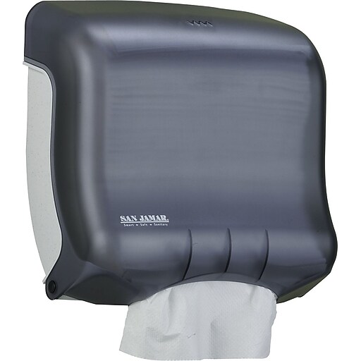 San Jamar Folded Paper Towel Dispenser, Black Pearl (SANT1750TBKRD