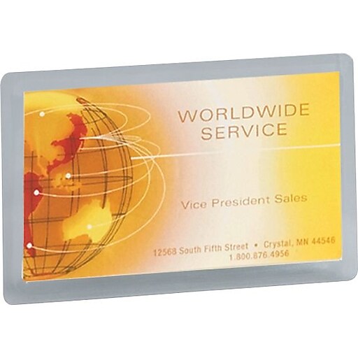 Scotch 9.5 mil Business Card Size SelfAdhesive Laminating Pouches, 25