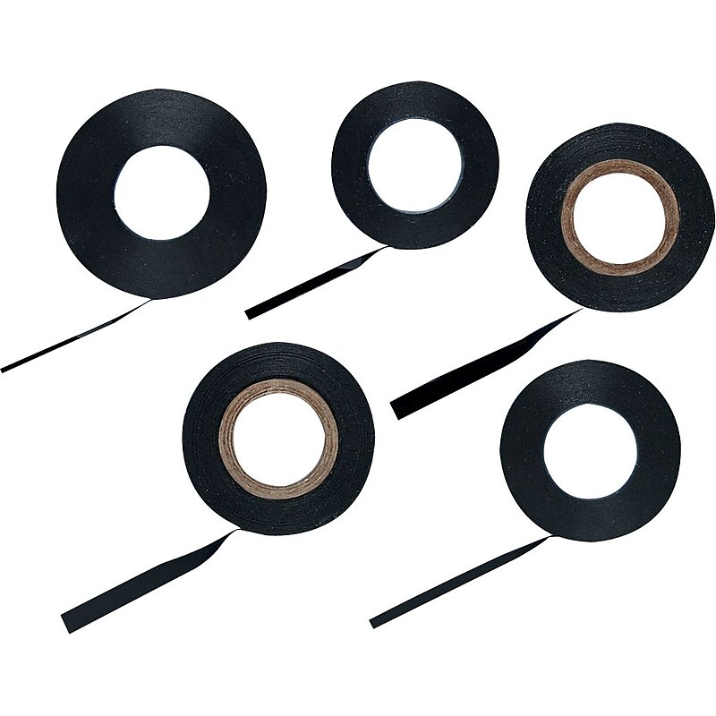 Chartpak Graphic Chart Tape, Glossy Black, 1/16" x 648" (BG6201) image 1