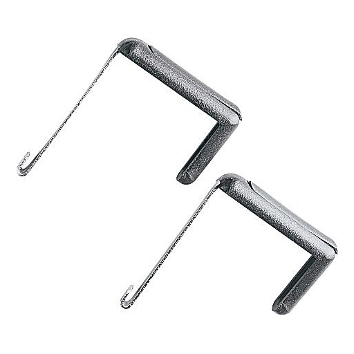 quartet Cubicle Hanger, Black, Pair (7502) Staples