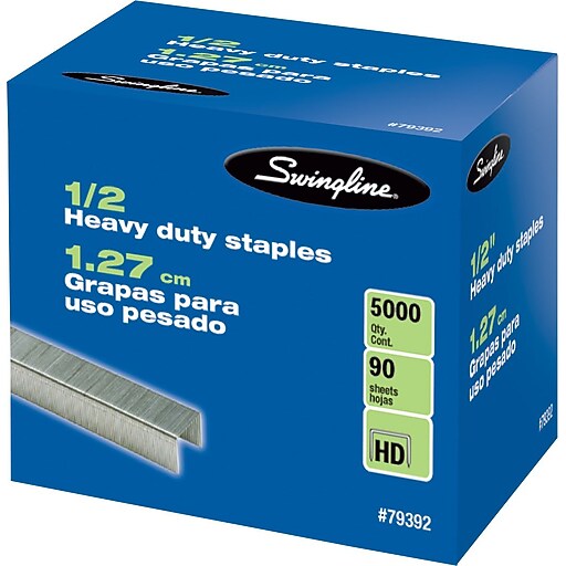 Swingline® Heavy Duty Staples 1/2" 5,000/box (SWI79392) Staples