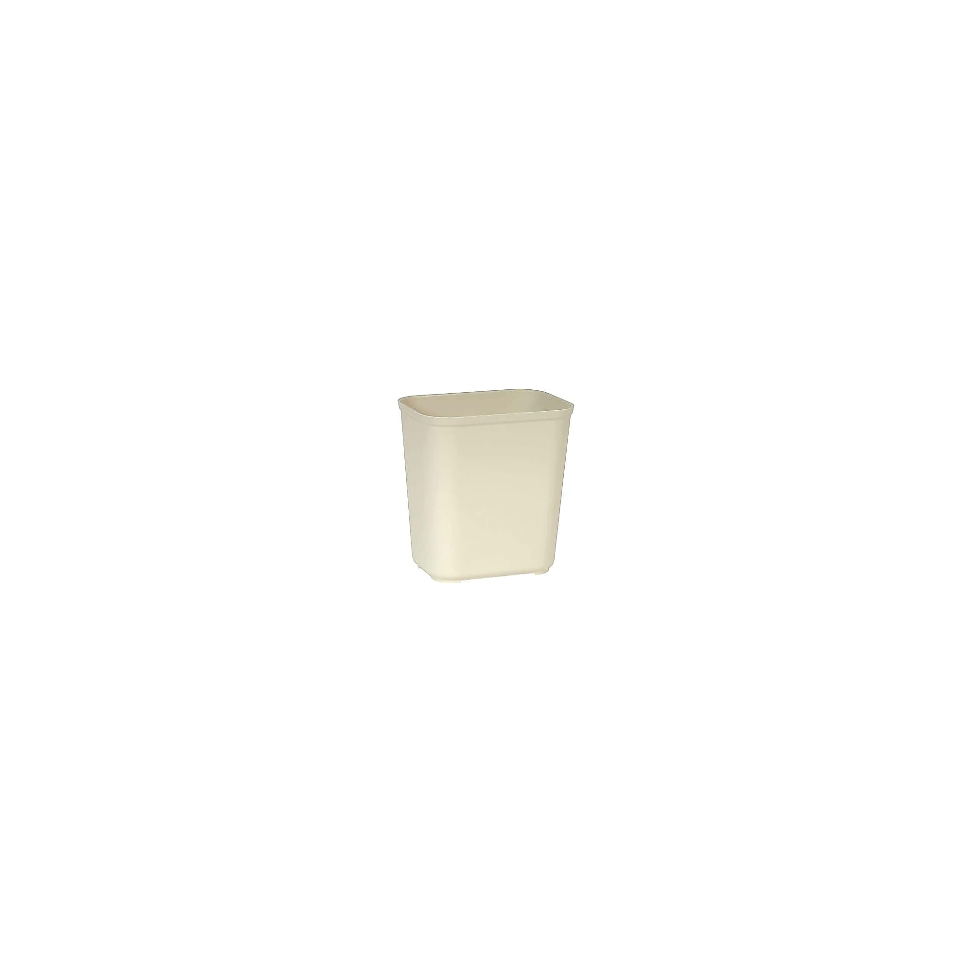Rubbermaid Polyester Fire-Resistant Wastebasket, 7 Gallons, Beige (FG254300BEIG) Sansujyuku sansujyuku.com