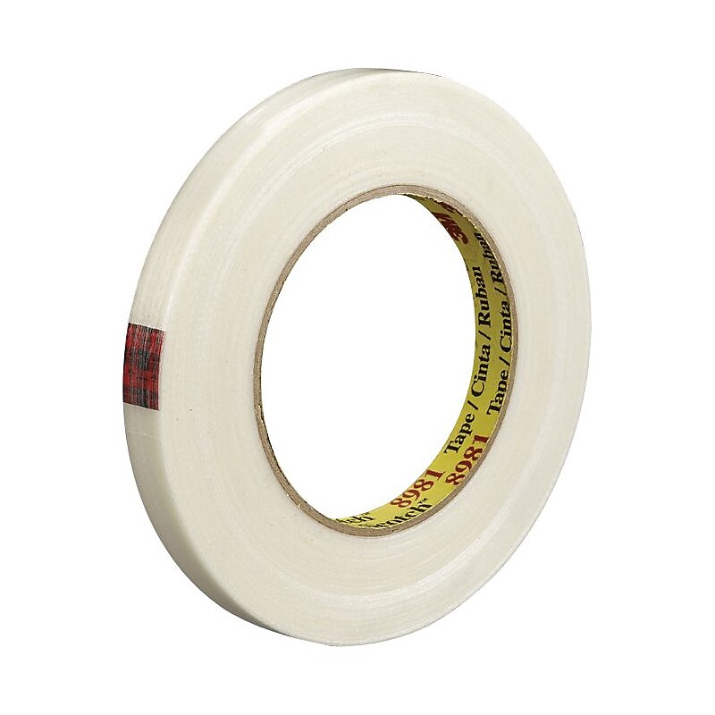 Scotch® Filament Tape, 3" Core, Clear, 1" x 60 Yards image 1