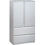 HON Brigade 800 Series Lateral File Cabinet, A4/Legal/Letter, 2-Drawer, Light Gray, 19 1/4"Depth~#|#~s0301777_sc7