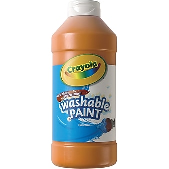 Crayola Washable Paints, Orange, 16 oz. (54-2016-036)