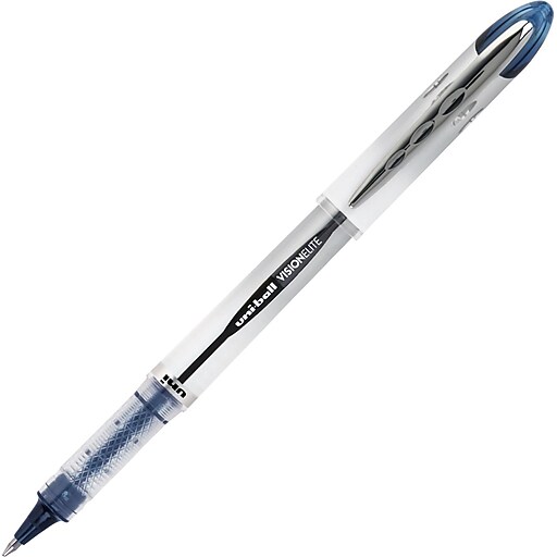 Uniball Vision Elite BLX Rollerball Pen, Bold Point, Blue Ink (61232