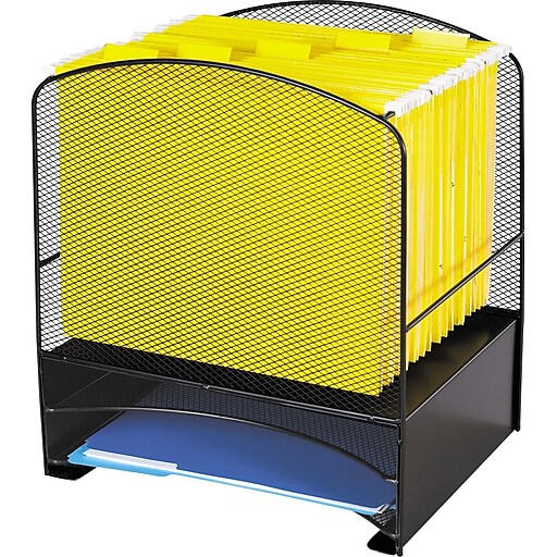 Shop Staples For Safco Onyx Mesh Hanging File Organizer With 2