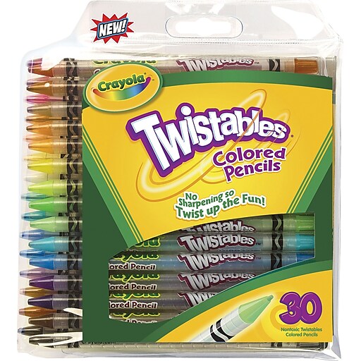 Binney & Smith Crayola® Twistables Colored Pencils, 30/St at Staples