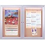 Ghent 2-Door Enclosed Bulletin Board with Concealed Lighting, 36" x 48" (CPA23648K)~#|#~s0322259_sc7