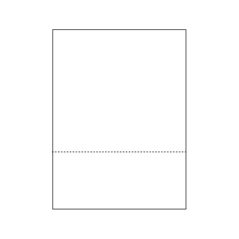 Laser Bond Custom-Cut Sheet Paper, 8.5" x 11", 20 lbs., White, 500 Sheets/Ream (30030/DPP851035) image 1