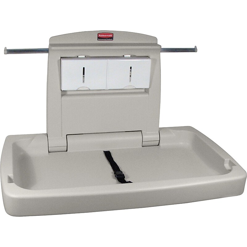 Rubbermaid Horizontal Baby Changing Station (FG781888LPLAT) image 1