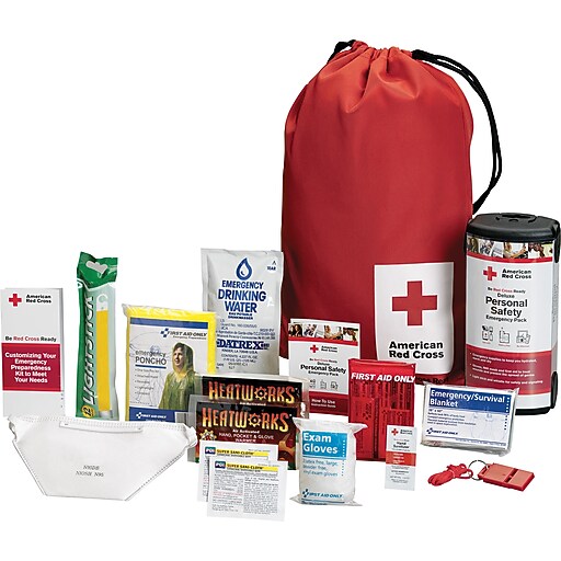 First Aid Only American Red Cross Deluxe Personal Safety 31Piece
